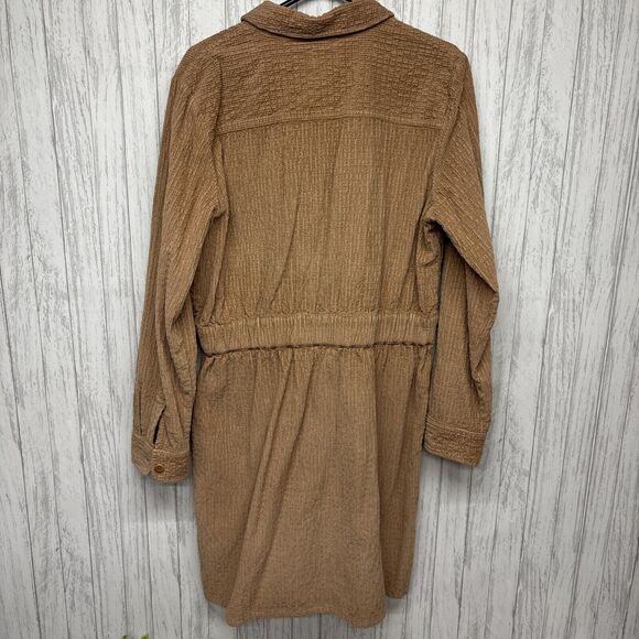 Womens Size 12 J.Crew Zip Front Cinched Corduroy Dress EUC - Picture 6 of 6